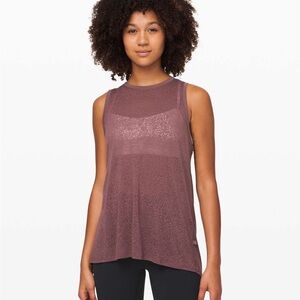 Lululemon Meet Halfway Mauve Tank Top (A1)